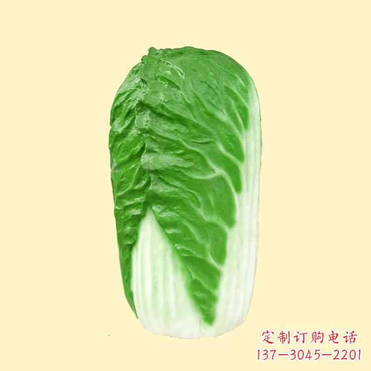 达州玻璃钢大白菜雕塑