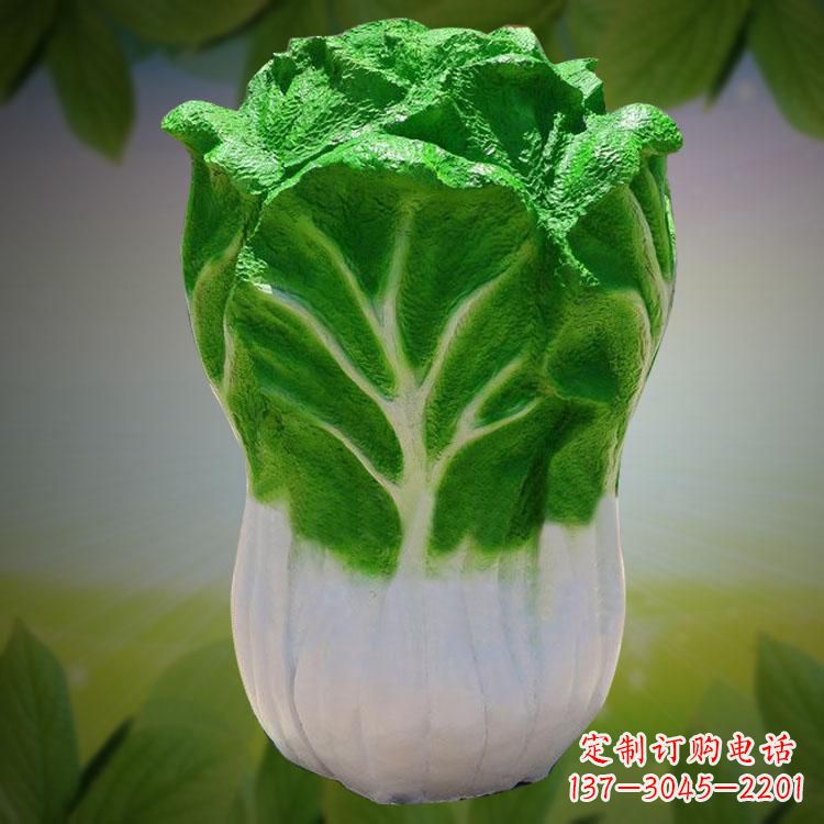 达州新鲜白菜石雕——给家中装饰增添可爱气息