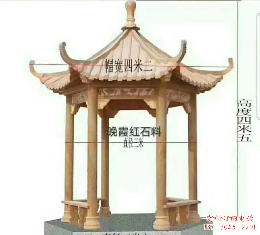 达州藏于凉亭的石雕之美