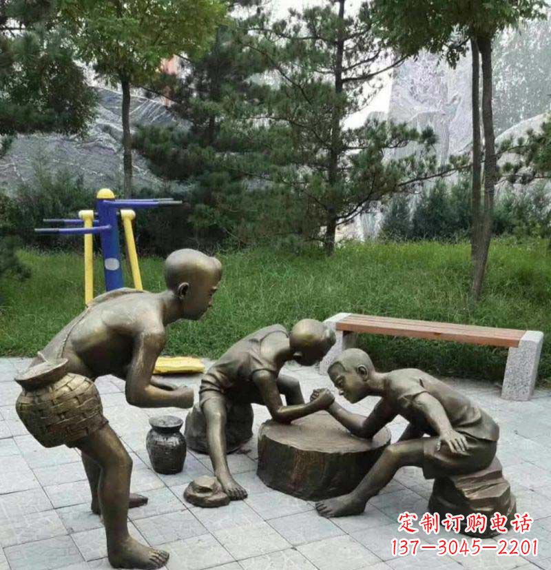 达州儿童童趣铜雕