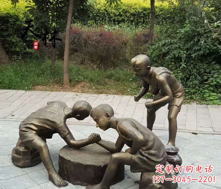 达州儿童公园铜雕