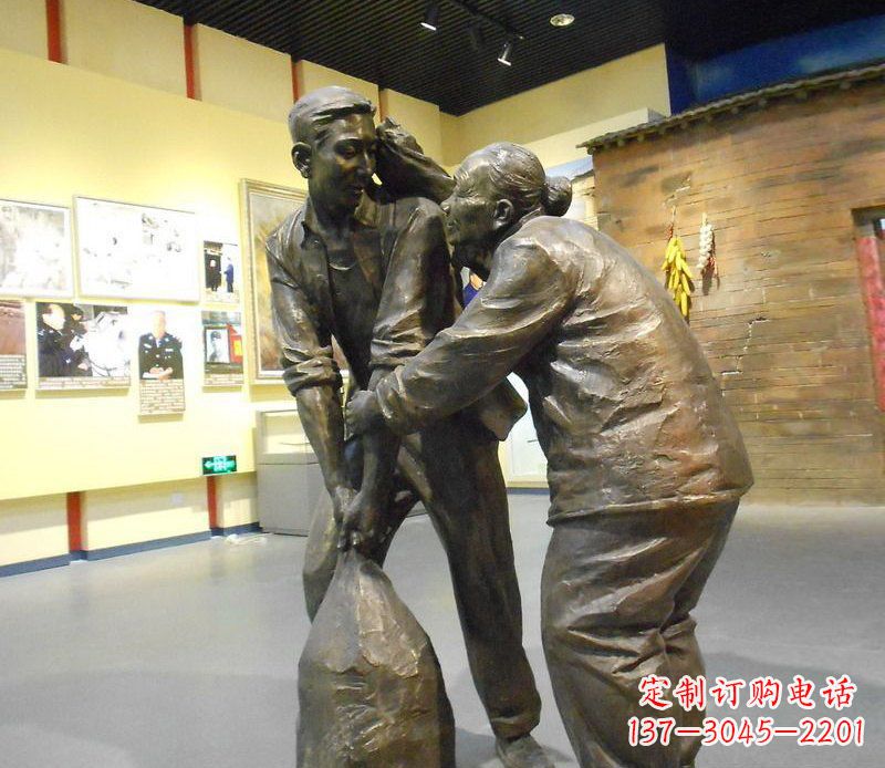 达州“护老铜雕”