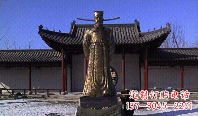 达州包拯古代名人铜雕
