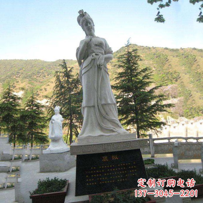 达州传承中国古代美女——褒姒雕像