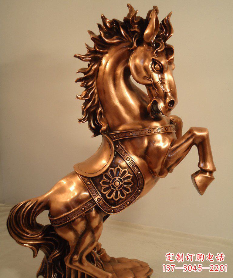 达州精美的仿铜马雕塑