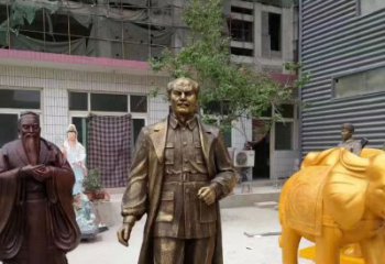 达州“白求恩”传奇人物铜雕