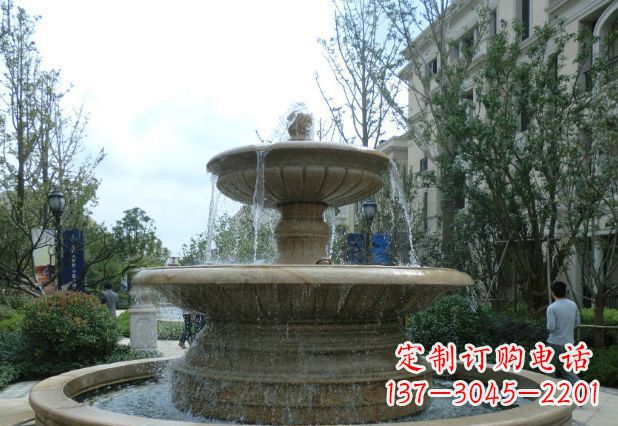 达州别墅景观大型喷泉石雕 (3)