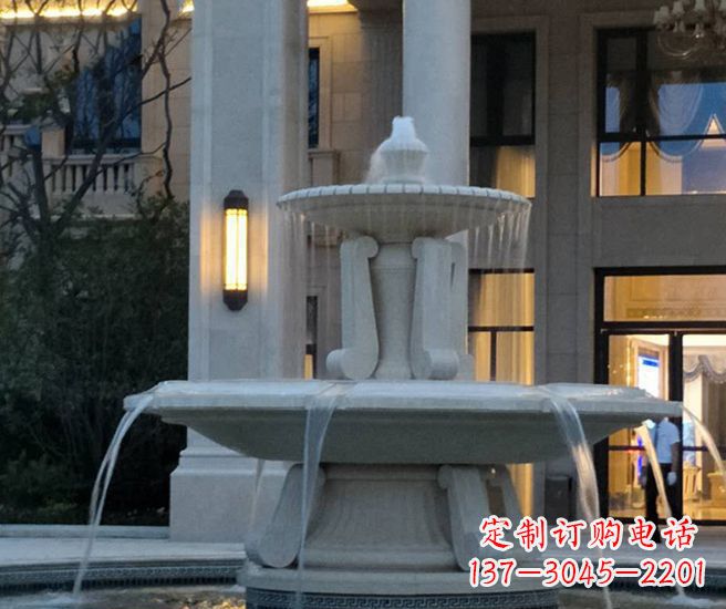 达州别墅景观小区喷泉石雕