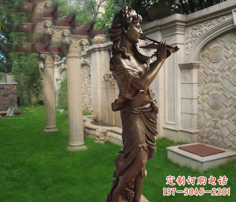 达州玻璃钢女人雕塑