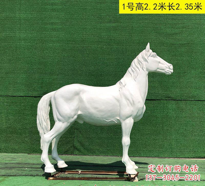 达州玻璃钢马雕塑——精美的艺术品