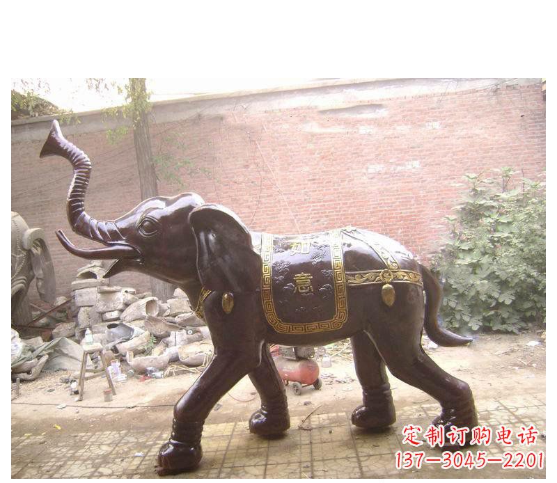 达州玻璃钢大象雕塑