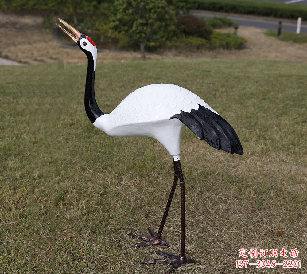 达州玻璃钢雕塑仙鹤
