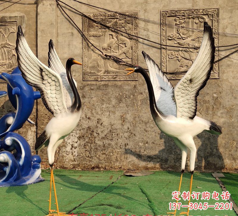达州仙鹤雕塑玻璃钢的艺术之美
