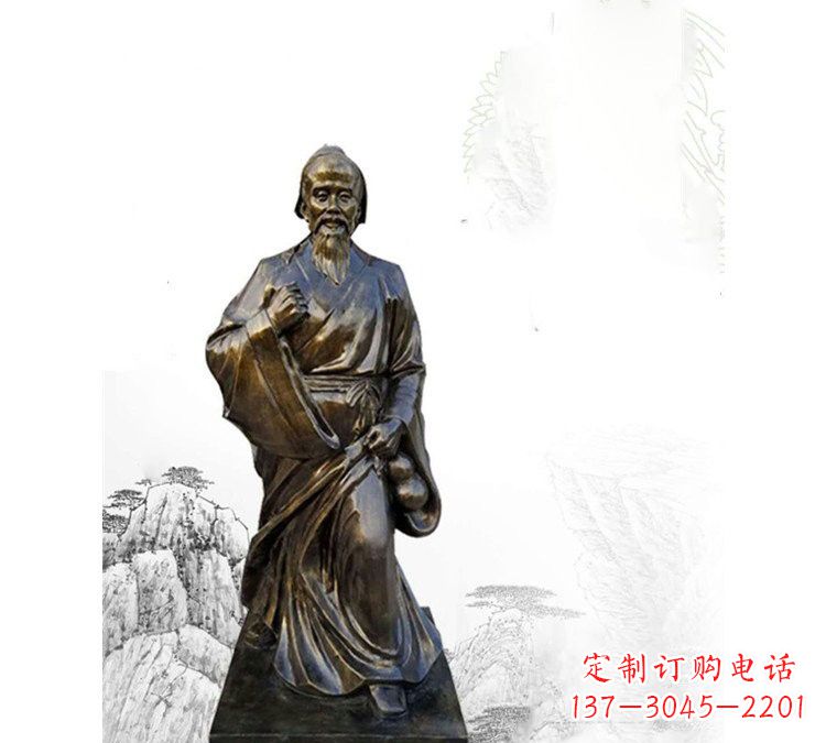达州玻璃钢仿铜华佗