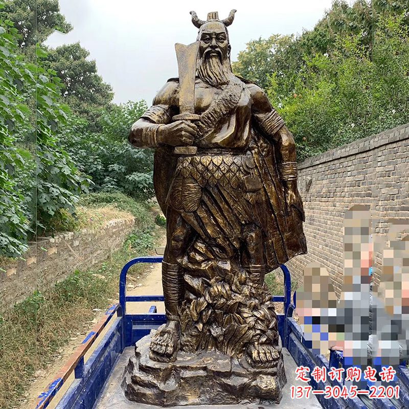 达州炎帝神农氏玻璃钢雕塑一种新的艺术形式
