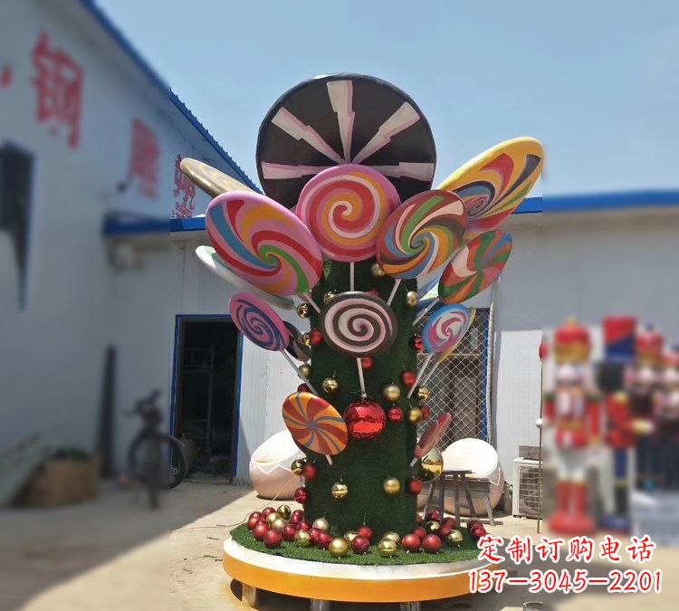 达州玻璃钢仿真棒棒糖