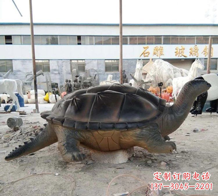 达州玻璃钢乌龟雕塑——精致美丽的艺术品