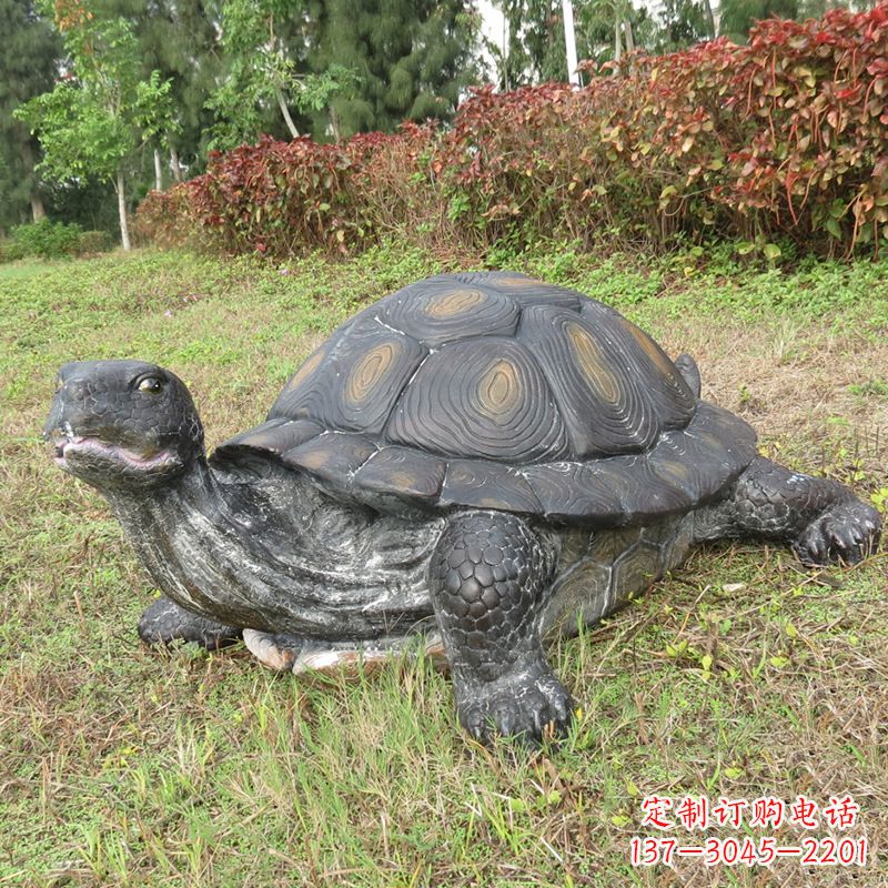 达州玻璃钢乌龟雕塑传承古老文化