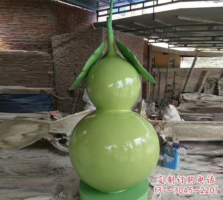 达州玻璃钢葫芦雕塑——艺术中的精美之作