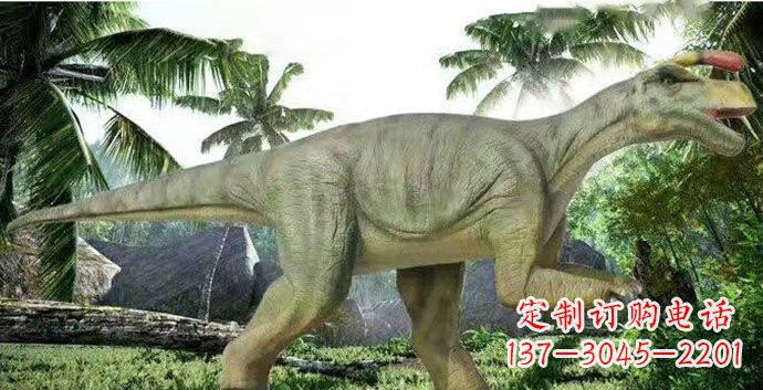 达州玻璃钢仿真恐龙雕塑