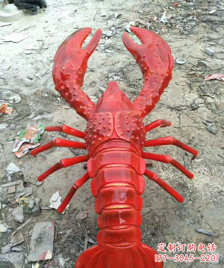 达州玻璃钢仿真龙冠动物雕塑