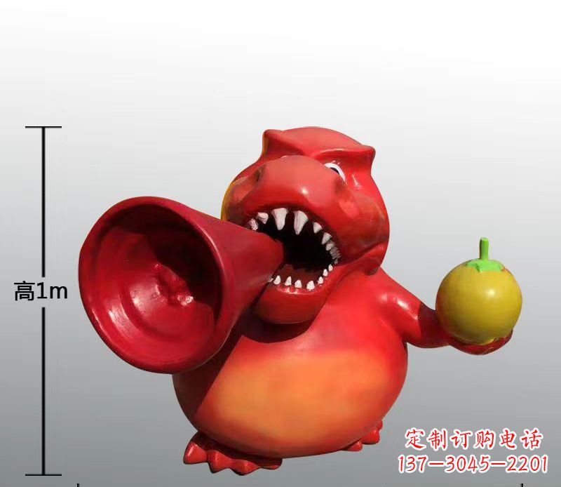 达州玻璃钢卡通动物雕塑