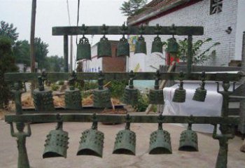 达州编钟古铜雕仿古精美音乐器