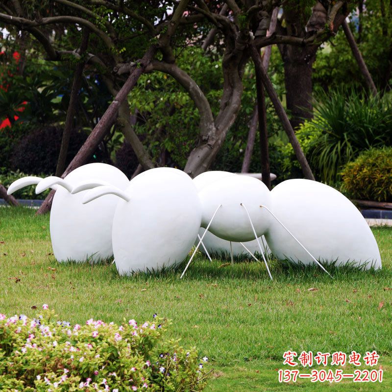 达州玻璃钢蚂蚁公园雕塑