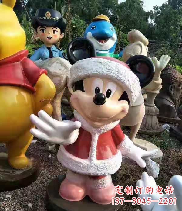 达州玻璃钢制米老鼠雕塑