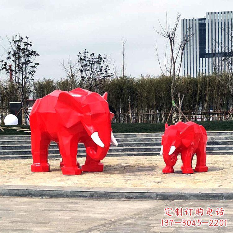 达州玻璃钢大象雕塑艺术之美