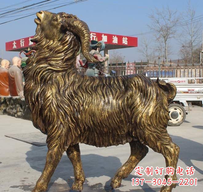 达州玻璃钢山羊雕塑——让艺术之美绽放