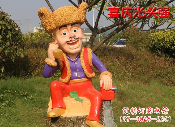 达州玻璃钢熊大熊二光头强