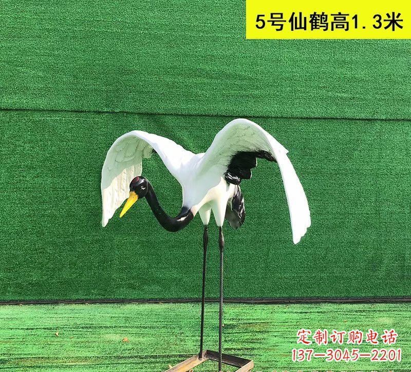 达州仙鹤雕塑经典之美