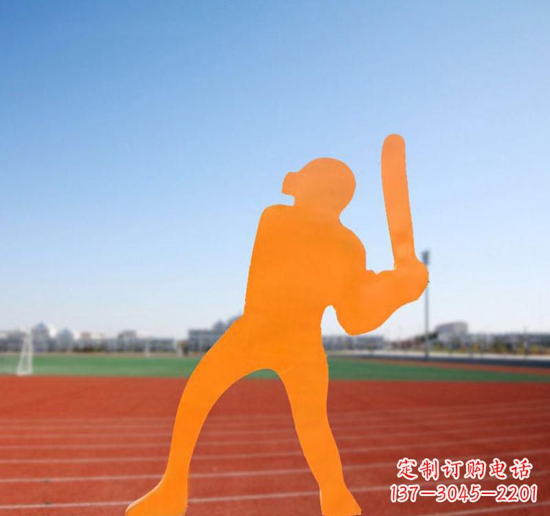 达州棒球运动人物雕塑传承棒球精神