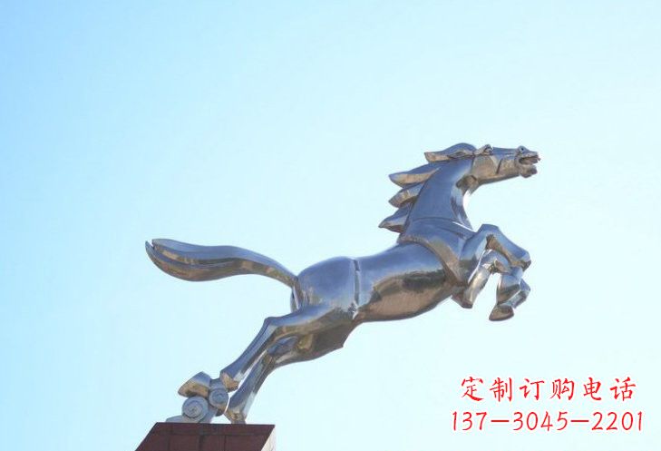 达州不锈钢奔马雕塑