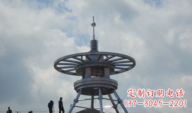 达州不锈钢避雷针广场景观雕塑