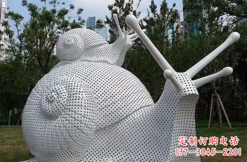 达州不锈钢蜗牛雕塑把自然美搬进家居