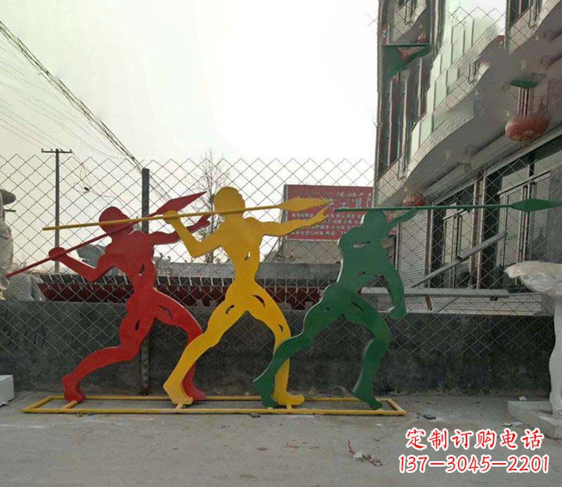 达州不锈钢标枪雕塑