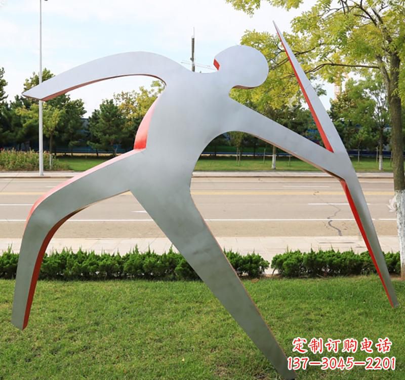 达州不锈钢标枪雕塑2