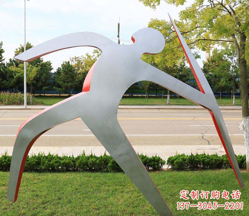 达州不锈钢标枪雕塑精美的艺术品