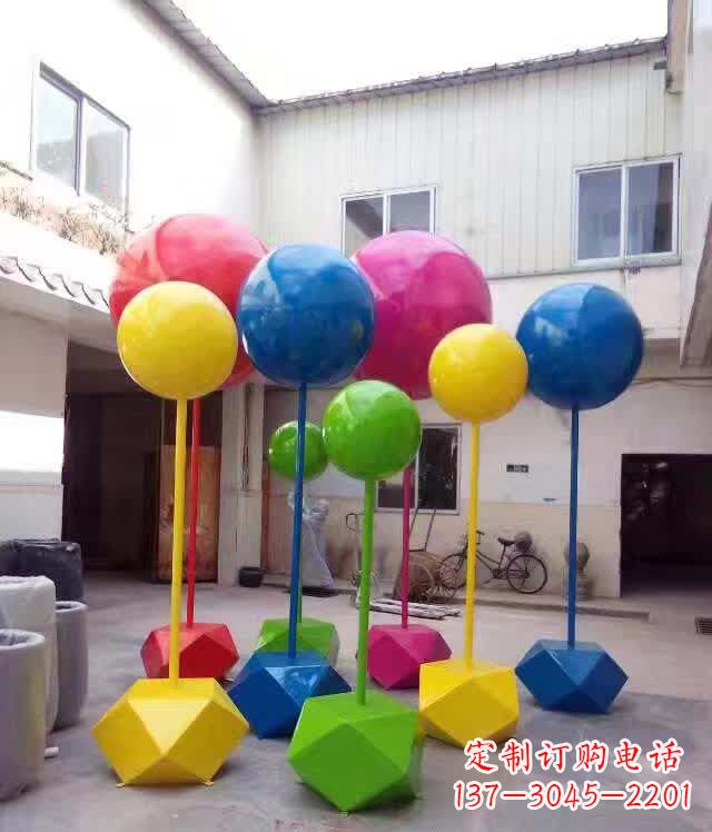 达州不锈钢彩色气球雕塑艺术的绚丽缤纷