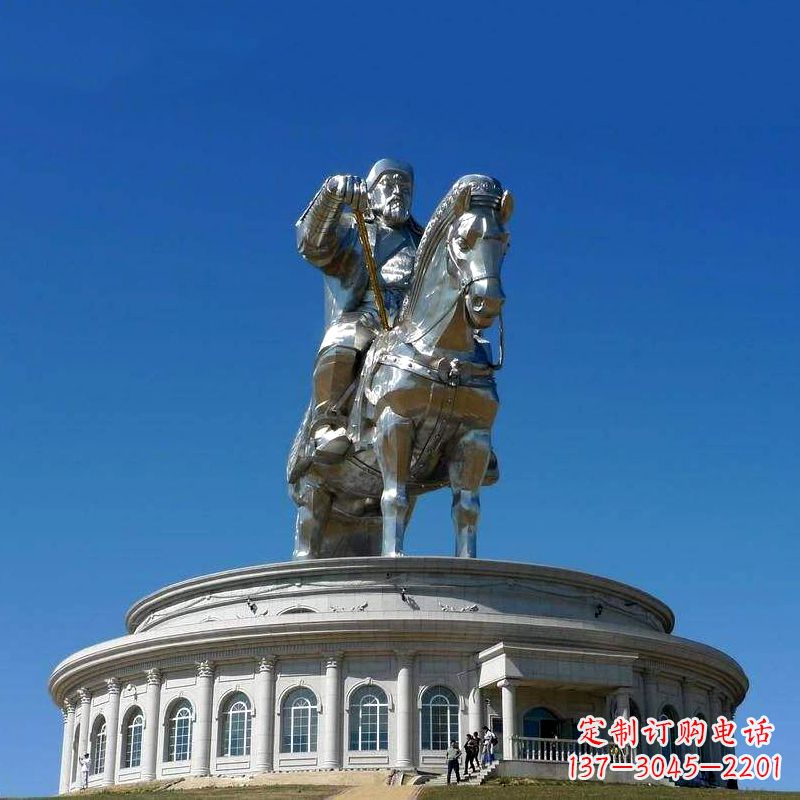 达州不锈钢成吉思汗雕塑——一座引人入胜的大型雕塑