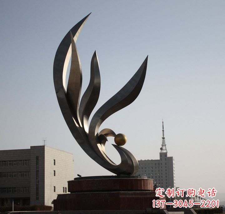 达州不锈钢凤凰雕塑传承凤凰文化的艺术精品