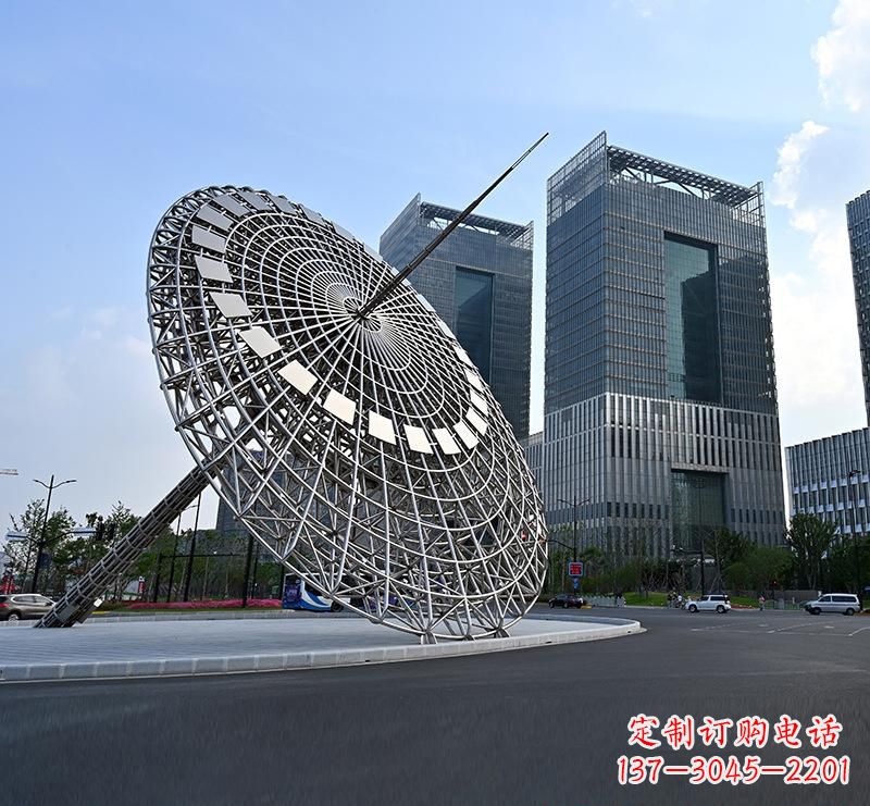 达州不锈钢城市璀璨的摩天轮雕塑