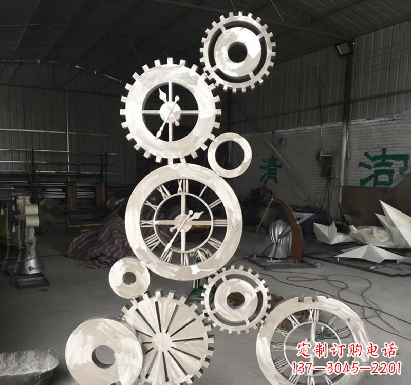 达州齿轮雕塑精致细腻的艺术品