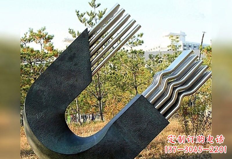 达州不锈钢磁铁雕塑绚丽多彩的艺术珍品