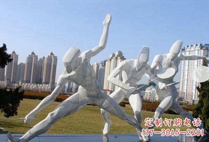 达州精致不锈钢羽毛球雕塑
