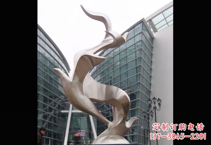 达州精美的不锈钢大雁雕塑