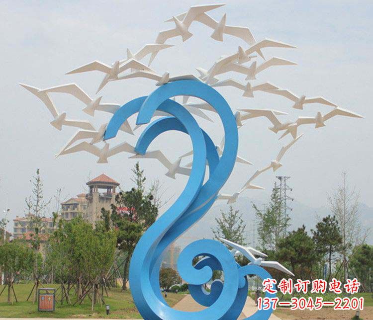 达州不锈钢大雁雕塑传承传统文化的象征