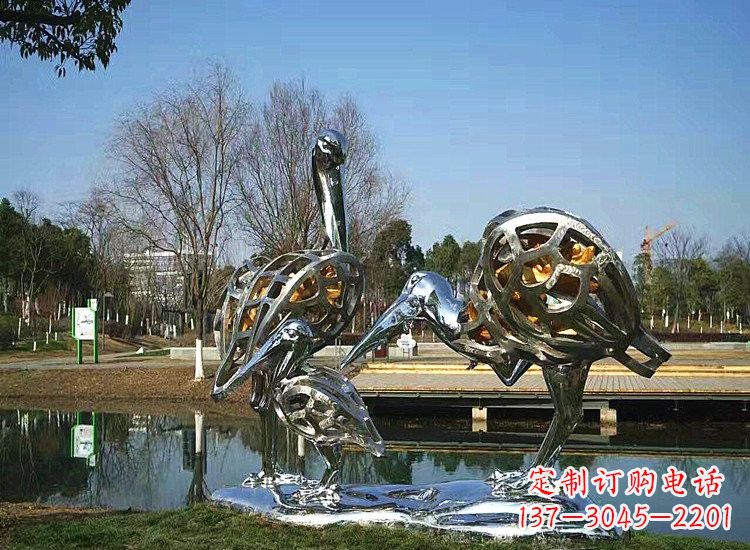 达州精美非凡的不锈钢丹顶鹤雕塑